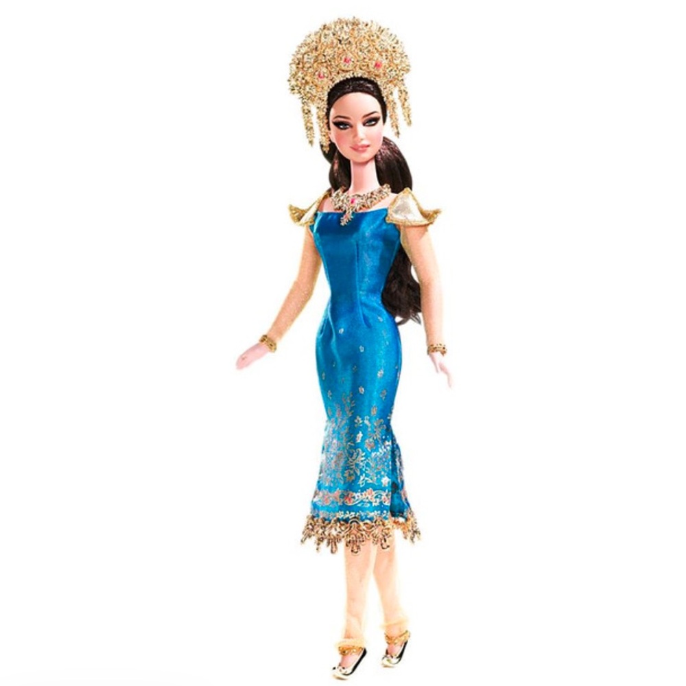 BARBIE MATTEL SUMATRA INDONESIA BARBIE DOLLS OF THE WORLD PINK LABEL 2007 L9582